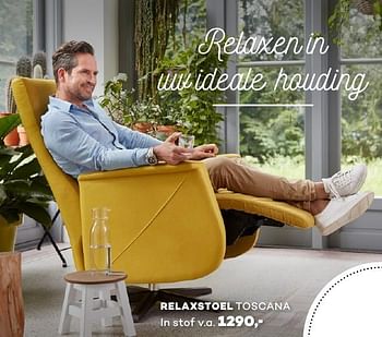 Aanbiedingen Relaxstoel toscana - Huismerk - Prominent - Geldig van 04/12/2016 tot 24/12/2016 bij Prominent