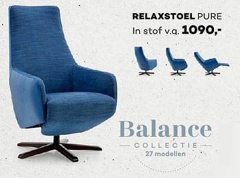 Aanbiedingen Relaxstoel pure - Huismerk - Prominent - Geldig van 04/12/2016 tot 24/12/2016 bij Prominent