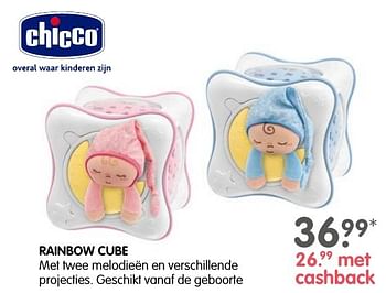 Aanbiedingen Rainbow cube - Chicco - Geldig van 05/12/2016 tot 24/12/2016 bij Prenatal