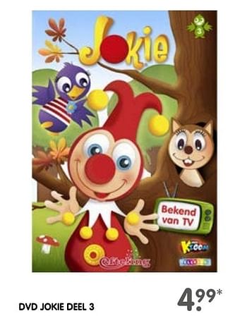 Aanbiedingen Dvd jokie deel 3 - Jokie - Geldig van 05/12/2016 tot 24/12/2016 bij Prenatal