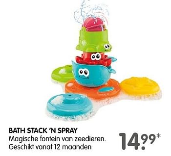 Aanbiedingen Bath stack `n spray - B Kids - Geldig van 05/12/2016 tot 24/12/2016 bij Prenatal