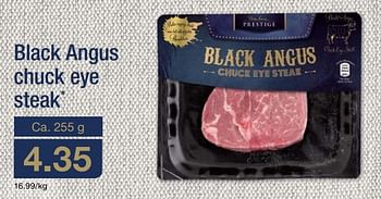 Aanbiedingen Black angus chuck eye steak - Huismerk - Aldi - Geldig van 21/12/2016 tot 31/12/2016 bij Aldi