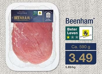 Aanbiedingen Beenham - Huismerk - Aldi - Geldig van 21/12/2016 tot 31/12/2016 bij Aldi