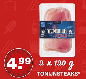 Aanbiedingen Tonijnsteaks - Huismerk - Aldi - Geldig van 21/12/2016 tot 31/12/2016 bij Aldi