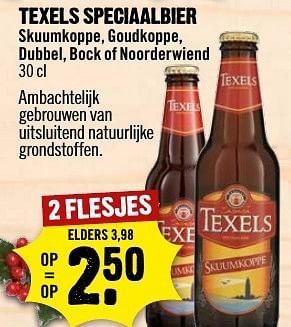 Aanbiedingen Texels speciaalbier - Texels - Geldig van 18/12/2016 tot 24/12/2016 bij Dirk III