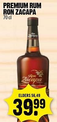 Aanbiedingen Premium rum ron zacapa - Ron Zacapa - Geldig van 18/12/2016 tot 24/12/2016 bij Dirk III