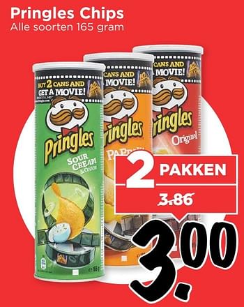 Aanbiedingen Pringles chips - Pringles - Geldig van 18/12/2016 tot 24/12/2016 bij Vomar