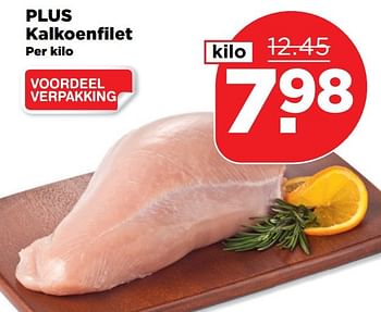 Aanbiedingen Plus kalkoenfilet - Huismerk - Plus - Geldig van 18/12/2016 tot 24/12/2016 bij Plus