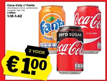 Aanbiedingen Coca-cola of fanta - Huismerk - Plus - Geldig van 18/12/2016 tot 24/12/2016 bij Plus