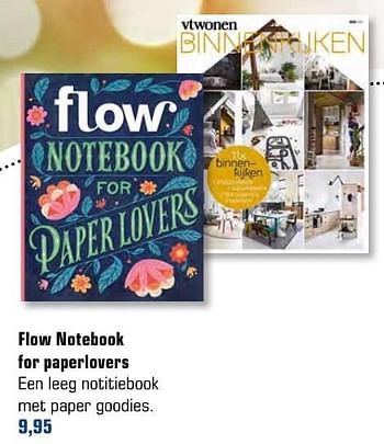 Aanbiedingen Flow notebook for paperlovers - Huismerk - Primera - Geldig van 04/12/2016 tot 24/12/2016 bij Primera