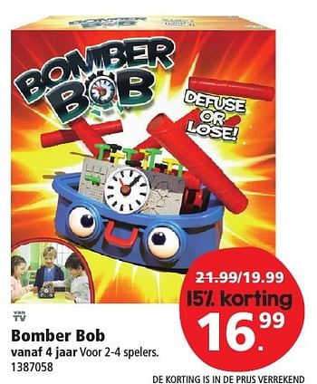 Aanbiedingen Bomber bob - Yulu - Geldig van 10/12/2016 tot 24/12/2016 bij Intertoys