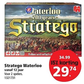 Aanbiedingen Stratego waterloo - Jumbo - Geldig van 10/12/2016 tot 24/12/2016 bij Intertoys