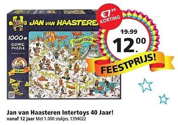 Aanbiedingen Jan van haasteren intertoys 40 jaar! - Jumbo - Geldig van 10/12/2016 tot 24/12/2016 bij Intertoys
