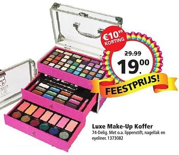Aanbiedingen Luxe make-up koffer - Huismerk - Intertoys - Geldig van 10/12/2016 tot 24/12/2016 bij Intertoys
