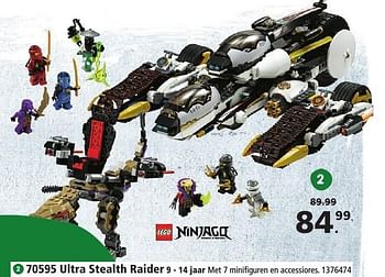 Aanbiedingen Ultra stealth raider - Lego - Geldig van 10/12/2016 tot 24/12/2016 bij Intertoys