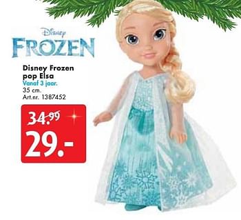 Aanbiedingen Disney frozen pop elsa - Disney  Frozen - Geldig van 10/12/2016 tot 24/12/2016 bij Bart Smit