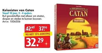 Aanbiedingen De kolonisten van catan - 999games - Geldig van 10/12/2016 tot 24/12/2016 bij Bart Smit
