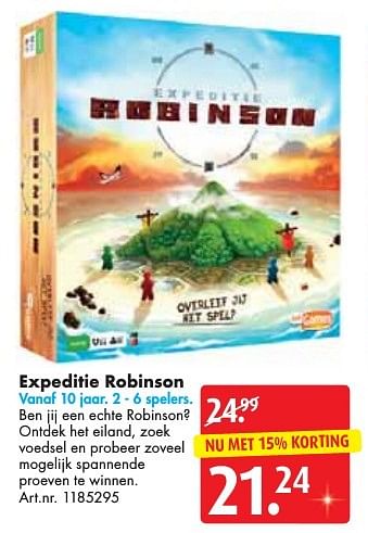 Aanbiedingen Expeditie robinson - Just Games - Geldig van 10/12/2016 tot 24/12/2016 bij Bart Smit