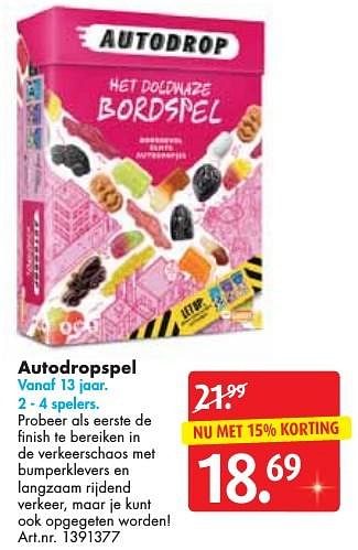 Aanbiedingen Autodropspel - Just Games - Geldig van 10/12/2016 tot 24/12/2016 bij Bart Smit