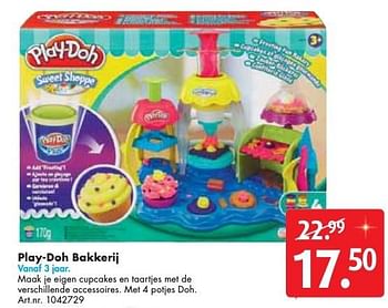Aanbiedingen Play-doh bakkerij - Play-Doh - Geldig van 10/12/2016 tot 24/12/2016 bij Bart Smit