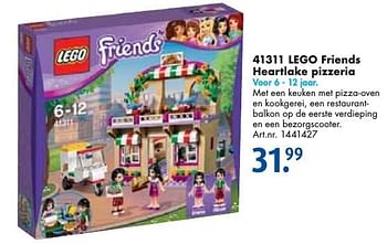Aanbiedingen Lego friends heartlake pizzeria - Lego - Geldig van 10/12/2016 tot 24/12/2016 bij Bart Smit