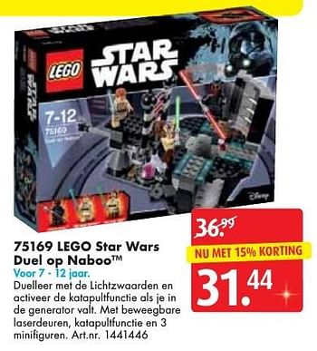 Aanbiedingen Lego star wars duel op naboo - Lego - Geldig van 10/12/2016 tot 24/12/2016 bij Bart Smit
