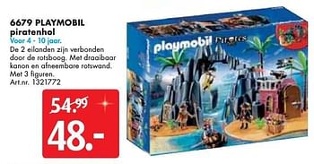 Aanbiedingen Piratenhol - Playmobil - Geldig van 10/12/2016 tot 24/12/2016 bij Bart Smit