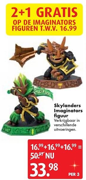 Aanbiedingen Skylanders imaginators figuur - Activision - Geldig van 10/12/2016 tot 24/12/2016 bij Bart Smit