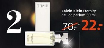 Aanbiedingen Calvin klein eternity - Calvin Klein - Geldig van 18/12/2016 tot 24/12/2016 bij Etos