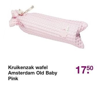 Aanbiedingen Kruikenzak wafel amsterdam old baby pink - Koeka - Geldig van 02/12/2016 tot 25/12/2016 bij Baby & Tiener Megastore