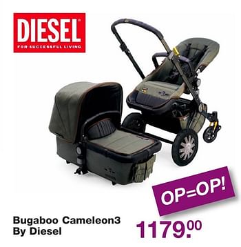Aanbiedingen Bugaboo cameleon3 by diesel - Bugaboo - Geldig van 02/12/2016 tot 25/12/2016 bij Baby & Tiener Megastore