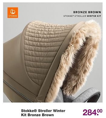 Aanbiedingen Stokke stroller winter kit bronze brown - Stokke - Geldig van 02/12/2016 tot 25/12/2016 bij Baby & Tiener Megastore