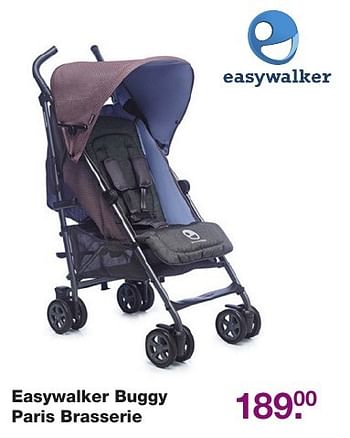 Aanbiedingen Easywalker buggy 49. paris brasserie - Easywalker - Geldig van 02/12/2016 tot 25/12/2016 bij Baby & Tiener Megastore