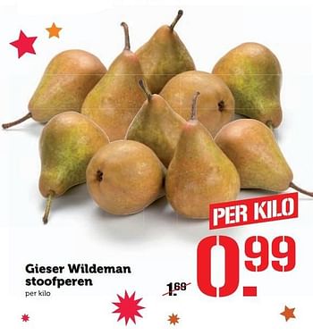 Aanbiedingen Gieser wildeman stoofperen - Huismerk - Coop - Geldig van 19/12/2016 tot 25/12/2016 bij Coop