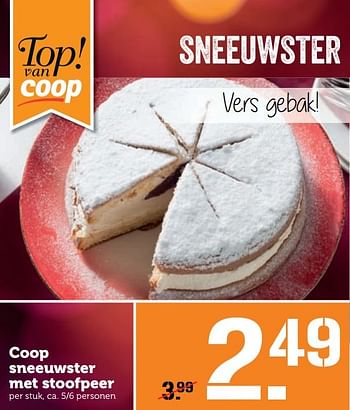Aanbiedingen Coop sneeuwster met stoofpeer - Huismerk - Coop - Geldig van 19/12/2016 tot 25/12/2016 bij Coop
