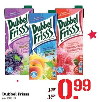 Aanbiedingen Dubbel frisss - Dubbelfrisss - Geldig van 19/12/2016 tot 25/12/2016 bij Coop