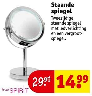 Aanbiedingen Staande spiegel - Huismerk - Kruidvat - Geldig van 20/12/2016 tot 25/12/2016 bij Kruidvat