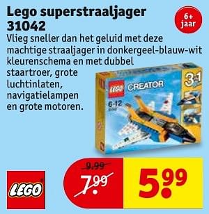 Aanbiedingen Lego superstraaljager - Lego - Geldig van 20/12/2016 tot 25/12/2016 bij Kruidvat