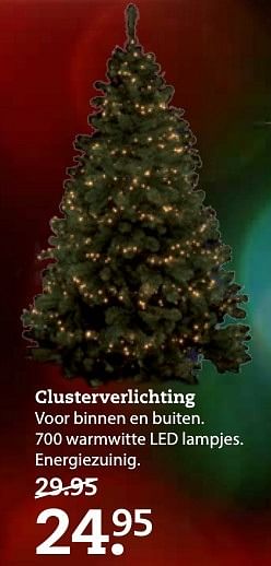Aanbiedingen Clusterverlichting voor binnen en buiten - Huismerk- Boerenbond - Geldig van 11/12/2016 tot 25/12/2016 bij Boerenbond