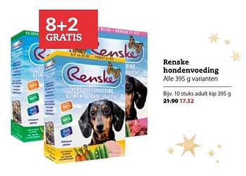 Aanbiedingen Renske hondenvoeding - Renske - Geldig van 11/12/2016 tot 25/12/2016 bij Boerenbond