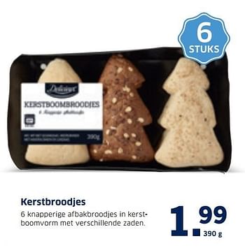 Aanbiedingen Kerstbroodjes - Delicieux - Geldig van 19/12/2016 tot 25/12/2016 bij Lidl