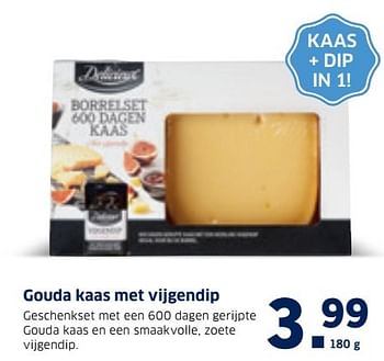 Aanbiedingen Gouda kaas met vijgendip - Delicieux - Geldig van 19/12/2016 tot 25/12/2016 bij Lidl