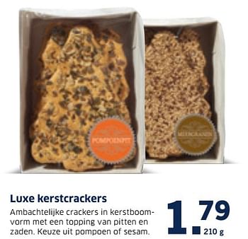 Aanbiedingen Luxe kerstcrackers - Huismerk - Lidl - Geldig van 19/12/2016 tot 25/12/2016 bij Lidl