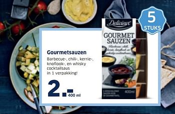 Aanbiedingen Gourmetsauzen - Delicieux - Geldig van 19/12/2016 tot 25/12/2016 bij Lidl