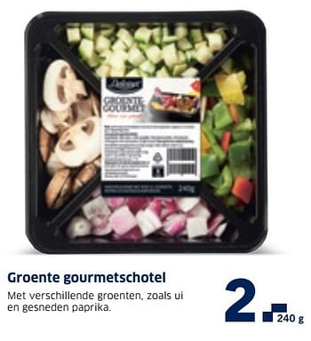 Aanbiedingen Groente gourmetschotel - Delicieux - Geldig van 19/12/2016 tot 25/12/2016 bij Lidl