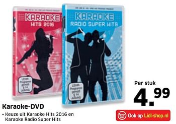 Aanbiedingen Karaoke-dvd - Huismerk - Lidl - Geldig van 19/12/2016 tot 25/12/2016 bij Lidl