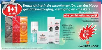 Aanbiedingen Sos balsem hypo sensitive sos en masker healing honey - Dr. Van Der Hoog - Geldig van 13/12/2016 tot 25/12/2016 bij Trekpleister