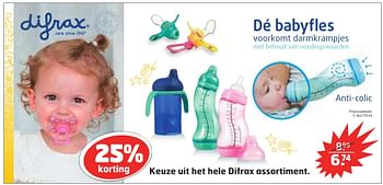 Aanbiedingen Difrax dé babyfles s-fles - Difrax - Geldig van 13/12/2016 tot 25/12/2016 bij Trekpleister