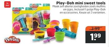 Aanbiedingen Play-doh mini sweet tools - Play-Doh - Geldig van 13/12/2016 tot 25/12/2016 bij Trekpleister