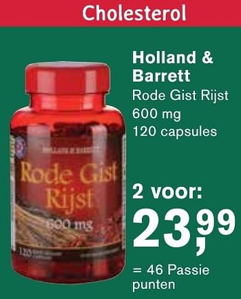 Aanbiedingen Holland + barrett rode gist rijst - Huismerk - Essenza - Geldig van 06/12/2016 tot 25/12/2016 bij Holland & Barrett